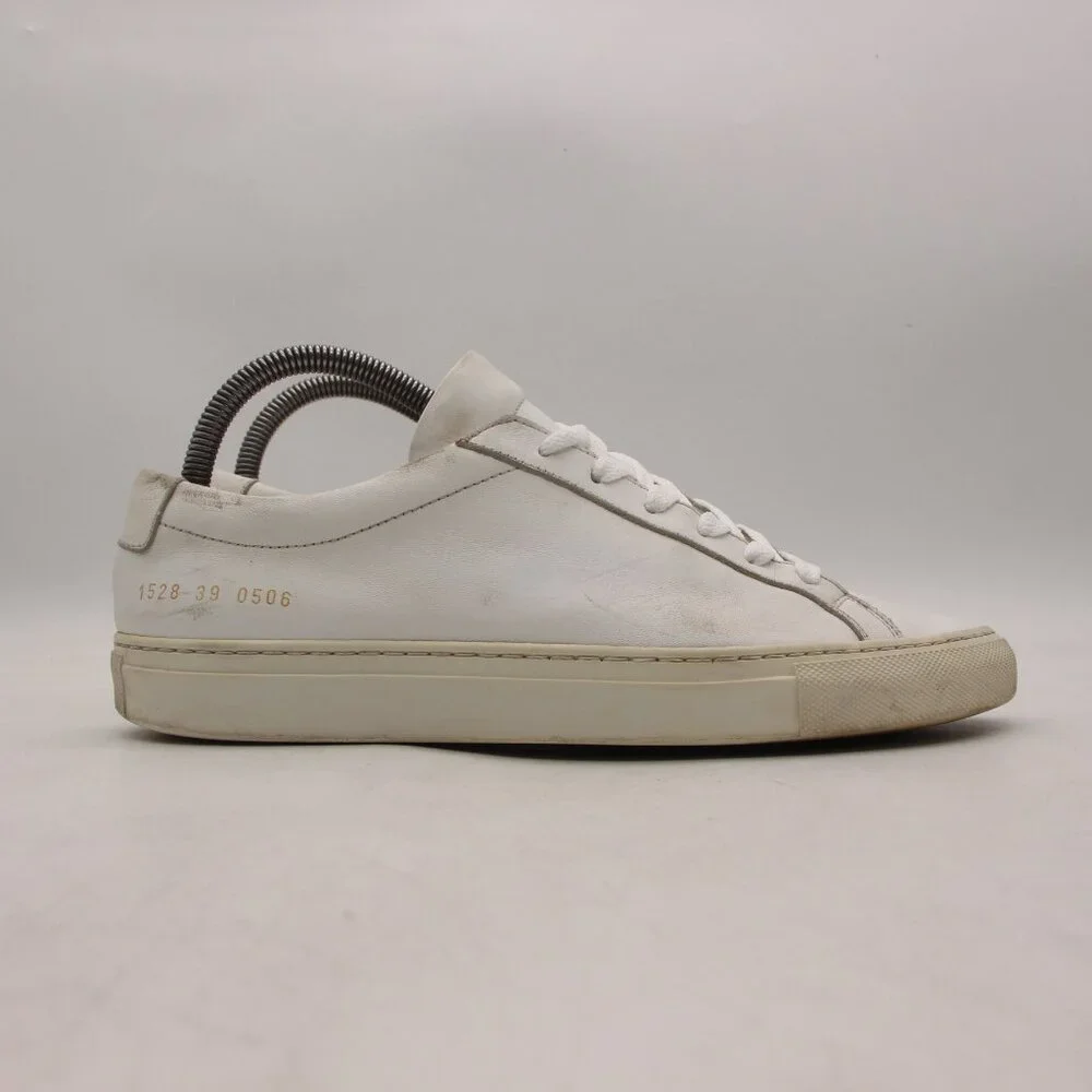 Common Projects Achilles Women's Size EU 39 Low White Leather Sneakers 1528